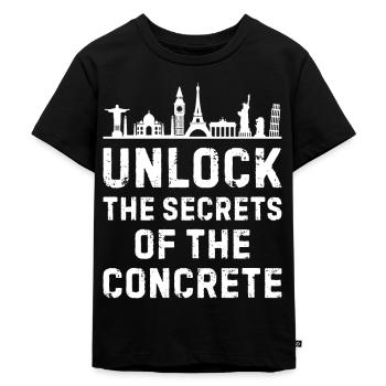 Urban Explorers Secrets of Buildings - Kids Premium Organic T-Shirt - black - Front - Mikhail (115cm)