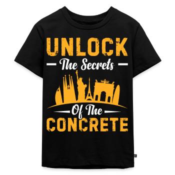 Urban Explorers Secrets of Buildings - Kids Premium Organic T-Shirt - black - Front - Mikhail (115cm)