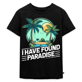 Playa del Carmen Paradise Mexiko Stadt Urlaub - Kinder Premium Bio T-Shirt - Schwarz - Vorne - Mikhail (115cm)
