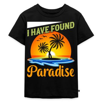 Playa del Carmen Paradise Mexiko Stadt Urlaub - Kinder Premium Bio T-Shirt - Schwarz - Vorne - Mikhail (115cm)