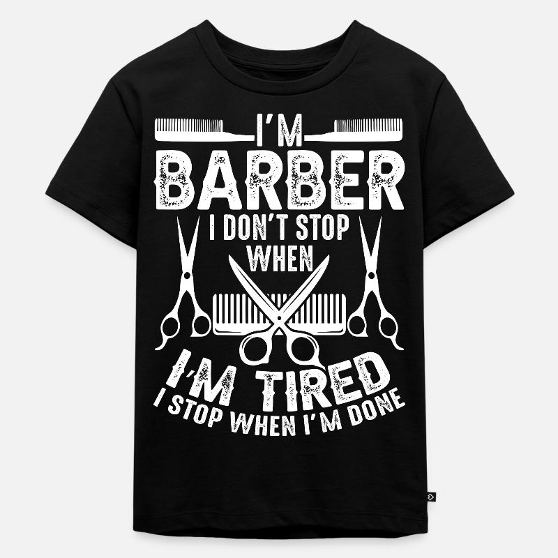 Je suis coiffeur coiffeur maître - T-shirt Premium bio Enfant - noir