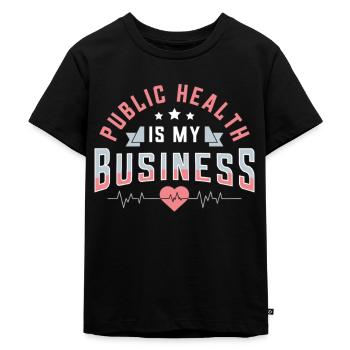 Épidémiologiste en santé publique Médecin en santé publique - T-shirt Premium bio Enfant - noir - Devant - Mikhail (115cm)