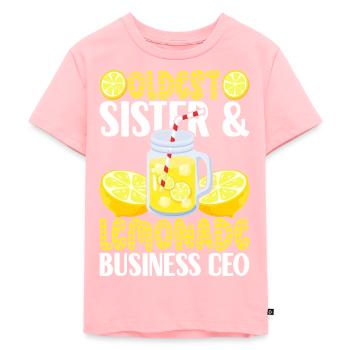 Stand de limonade Lemonade - T-shirt Premium bio Enfant - rose - Devant - AI Model Kid Female (0cm)
