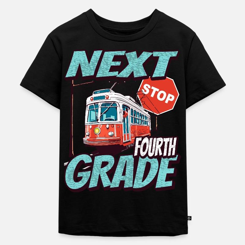 Nearest stop: First Class - Kids - Kids Premium Organic T-Shirt - black