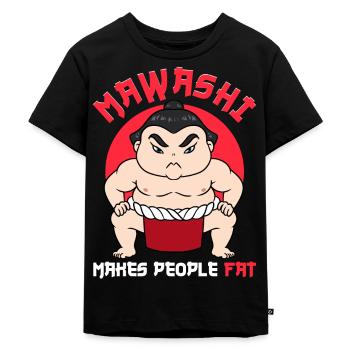 Lutteurs de sumo Lutte de sumo - T-shirt Premium bio Enfant - noir - Devant - Mikhail (115cm)