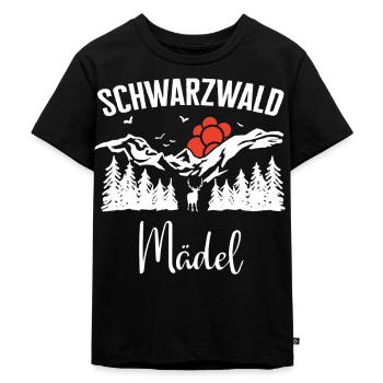 Schwarzwald Schwarzwälder Baden-Württemberg - Kinder Premium Bio T-Shirt - Schwarz - Vorne - Mikhail (115cm)
