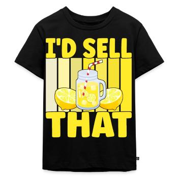 Stand de limonade Lemonade - T-shirt Premium bio Enfant - noir - Devant - Mikhail (115cm)