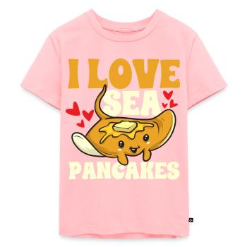 Stachelrochen Mantarochen Ozean Rochen - Kinder Premium Bio T-Shirt - Rosa - Vorne - AI Model Kid Female (0cm)