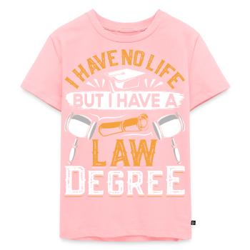 Doctorate Degree great - Kids Premium Organic T-Shirt - rose - Front - AI Model Kid Female (0cm)