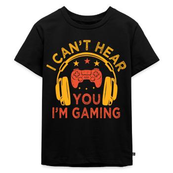 Spielkonsole Gamer Videospiel Pc Gaming Controller - Kinder Premium Bio T-Shirt - Schwarz - Vorne - Mikhail (115cm)