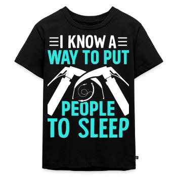Anesthesiologist Anesthesiology - Kids Premium Organic T-Shirt - black - Front - Mikhail (115cm)