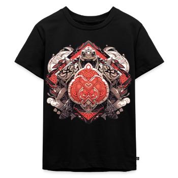 Tortue - T-shirt Premium bio Enfant - noir - Devant - Mikhail (115cm)