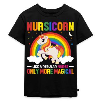Fabuleux Nurse Magic Rain Floor - T-shirt Premium bio Enfant - noir - Devant - Mikhail (115cm)