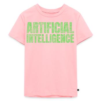 Apprentissage automatique Intelligence artificielle - T-shirt Premium bio Enfant - rose - Devant - AI Model Kid Female (0cm)