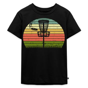 Ultimate Frisbee Frolf Disc Golf Flying Disc Sport - T-shirt Premium bio Enfant - noir - Devant - Mikhail (115cm)