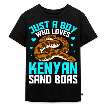 Propriétaires de serpents - T-shirt Premium bio Enfant - noir - Devant - Mikhail (115cm)