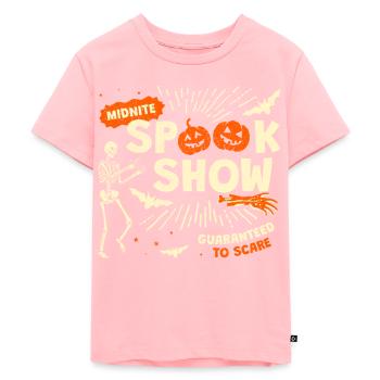 Spook Show Halloween Costume Skeleton - Kids Premium Organic T-Shirt - rose - Front - AI Model Kid Female (0cm)