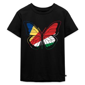 Seychelles - Kids Premium Organic T-Shirt - black - Front - Mikhail (115cm)