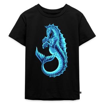 Mythologie écossaise - Chaque Uisge - T-shirt Premium bio Enfant - noir - Devant - Mikhail (115cm)