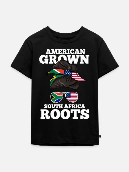 Südafrika - Kinder Premium Bio T-Shirt - Schwarz