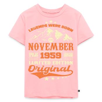 Legendary since November 1959 - limited edition - Kids Premium Organic T-Shirt - rose - Front - AI Model Kid Female (0cm)
