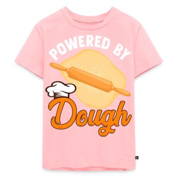 Funny bread baking baker rolling pin - Kids Premium Organic T-Shirt - rose - Front - AI Model Kid Female (0cm)