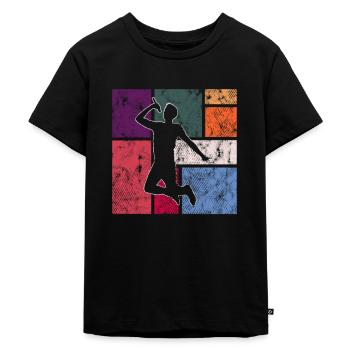 Sing - Kids Premium Organic T-Shirt - black - Front - Mikhail (115cm)