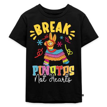Piñata Fiesta messicana Patrimonio messicano - Maglietta ecologica premium per bambini - nero - Fronte - Mikhail (115cm)