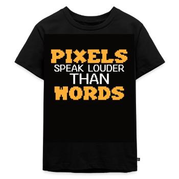 Lustige Retro-gaming-kultur - Kinder Premium Bio T-Shirt - Schwarz - Vorne - Mikhail (115cm)