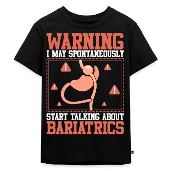 Funny Chirurgie Magen - Kinder Premium Bio T-Shirt - Schwarz - Vorne - Mikhail (115cm)