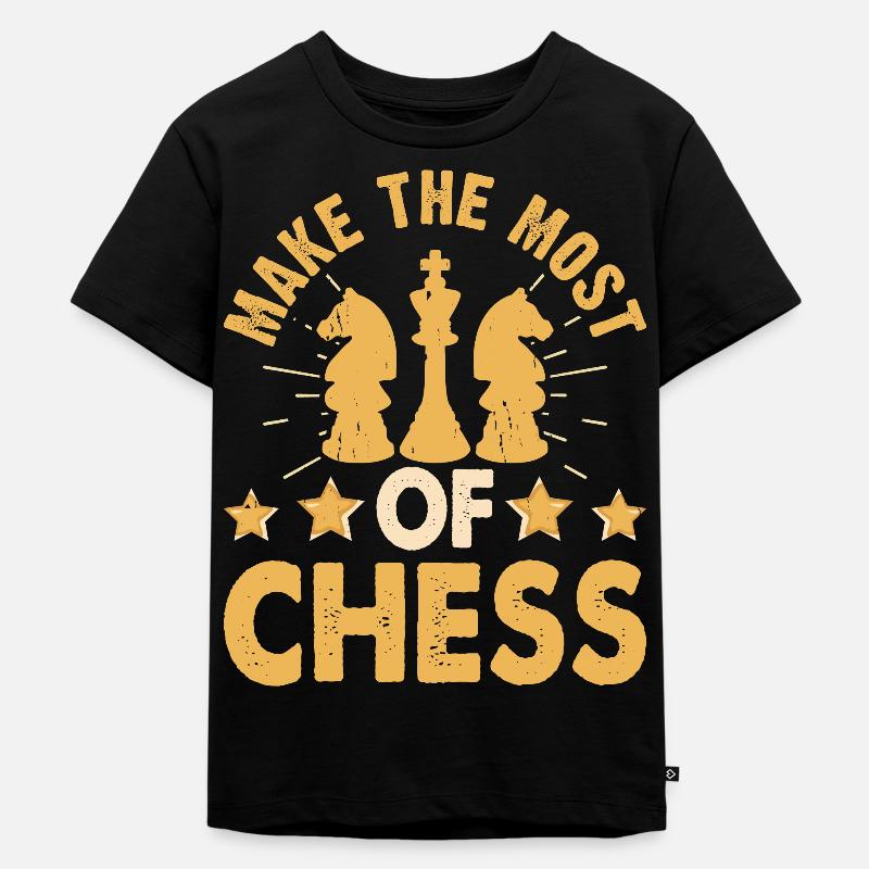 Schach - Kinder Premium Bio T-Shirt - Schwarz