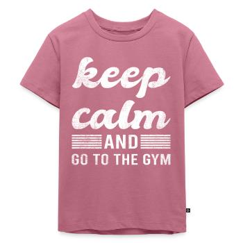 Gymnase Dicton - T-shirt Premium bio Enfant - mauve - Devant - Hailey (125cm)