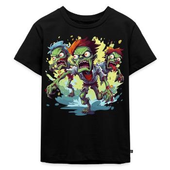 Zombie Apocalypse Halloween Zombie Hunter Undead - T-shirt Premium bio Enfant - noir - Devant - Mikhail (115cm)