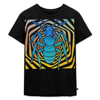 ant - Kids Premium Organic T-Shirt - black - Front - Mikhail (115cm)