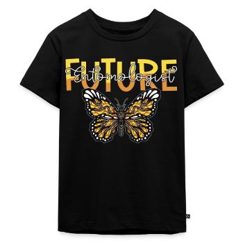 Future Entomologist Entomology Insect Researcher - Kinder Premium Bio T-Shirt - Schwarz - Vorne - Mikhail (115cm)