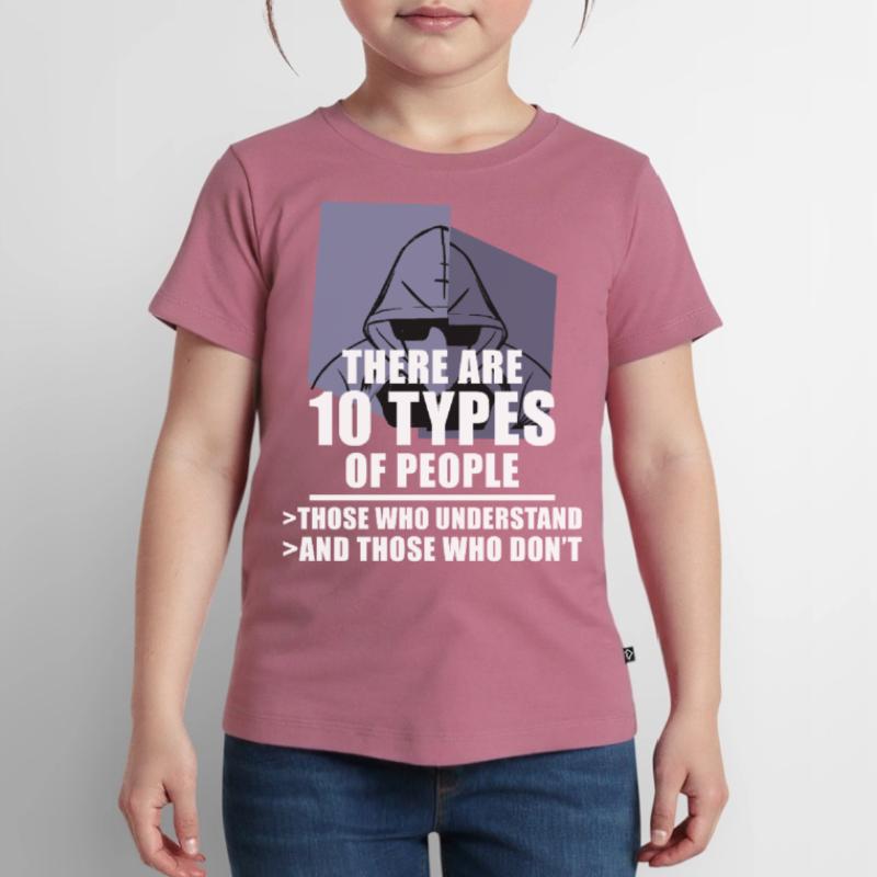 Funny Binary Code Saying Computer Science Programm Kinder Premium Bio T-Shirt