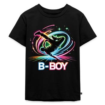 Breakdance Breakdancer Breakdance Enfants - T-shirt Premium bio Enfant - noir - Devant - Mikhail (115cm)