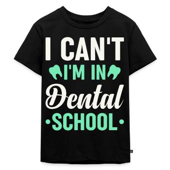 Dental Schule Zahnarzt Dentalmedizin - Kinder Premium Bio T-Shirt - Schwarz - Vorne - Mikhail (115cm)