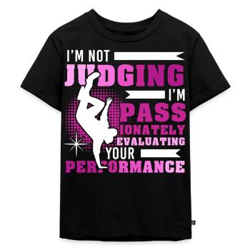 Retro Hip Hop Dancer Dancing Dance Teacher - Kinder Premium Bio T-Shirt - Schwarz - Vorne - Mikhail (115cm)