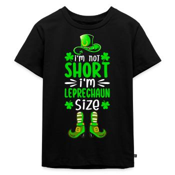 Funny Irish St. Patrick's Day - Kids Premium Organic T-Shirt - black - Front - Mikhail (115cm)