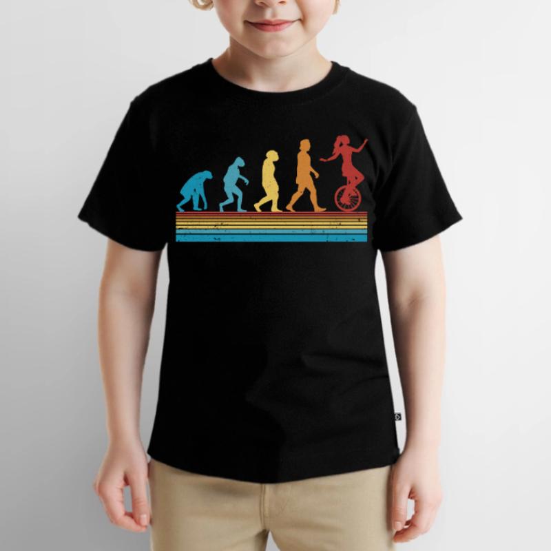 Einrad Evolution Einradfahrer Kinder Premium Bio T-Shirt