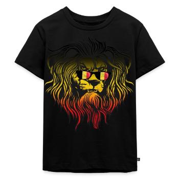 Belgique - T-shirt Premium bio Enfant - noir - Devant - Mikhail (115cm)