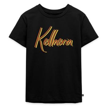 Gastronom-Wirt Abschluss-Geschenk Kellnerin - Kinder Premium Bio T-Shirt - Schwarz - Vorne - Mikhail (115cm)