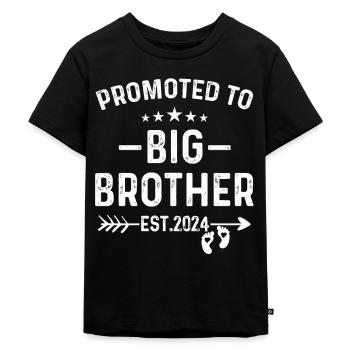 Forfremmet til Big Brother Est 2024 Bro Est 2024 - Premium økologisk T-shirt til børn - sort - Foran - Mikhail (115cm)