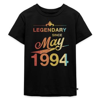 30th Birthday Legendary since May 1994 Volume 94 - Kids Premium Organic T-Shirt - black - Front - Mikhail (115cm)