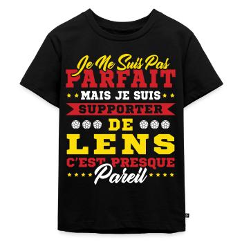 Idée Cadeau Pour Supporter Lensois - T-shirt Premium bio Enfant - noir - Devant - Mikhail (115cm)