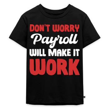Don't worry about the - Kids Premium Organic T-Shirt - black - Front - Mikhail (115cm)