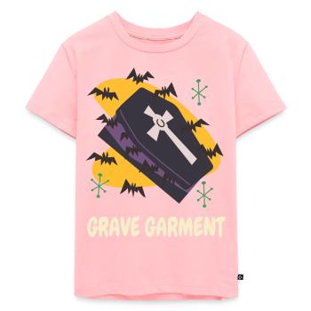 Death Coffin Goth Casket Spooky Halloween Vampires - Kids Premium Organic T-Shirt - rose - Front - AI Model Kid Female (0cm)