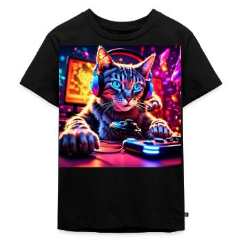 Cat Gaming Gaming - T-shirt Premium bio Enfant - noir - Devant - Mikhail (115cm)