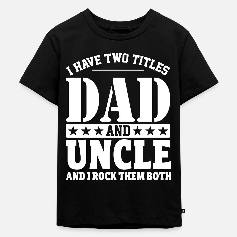 Papa - Kinder Premium Bio T-Shirt - Schwarz